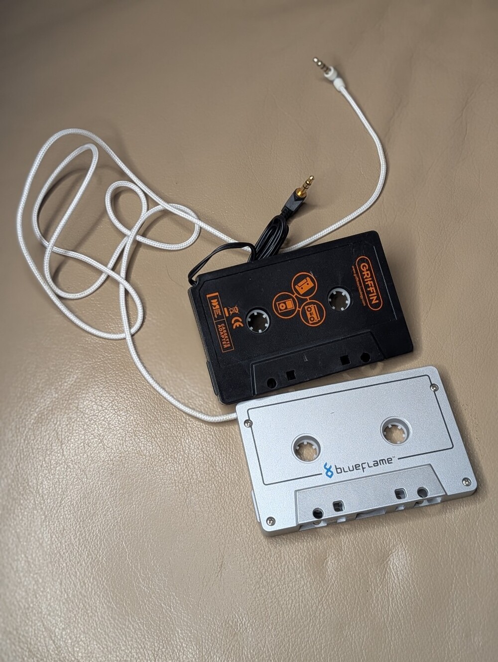 Griffin Direct Deck Cassette Adapter - Black Y2K Car Cassette Adapter
